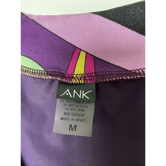ANK One Piece Swimsuit Match Set 2 Pieces Swim Dress Purple Size M - Picture 12 of 15